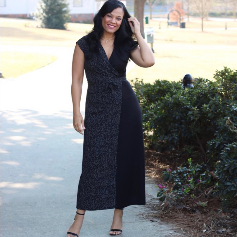 New Cabi disco wrap dress size medium